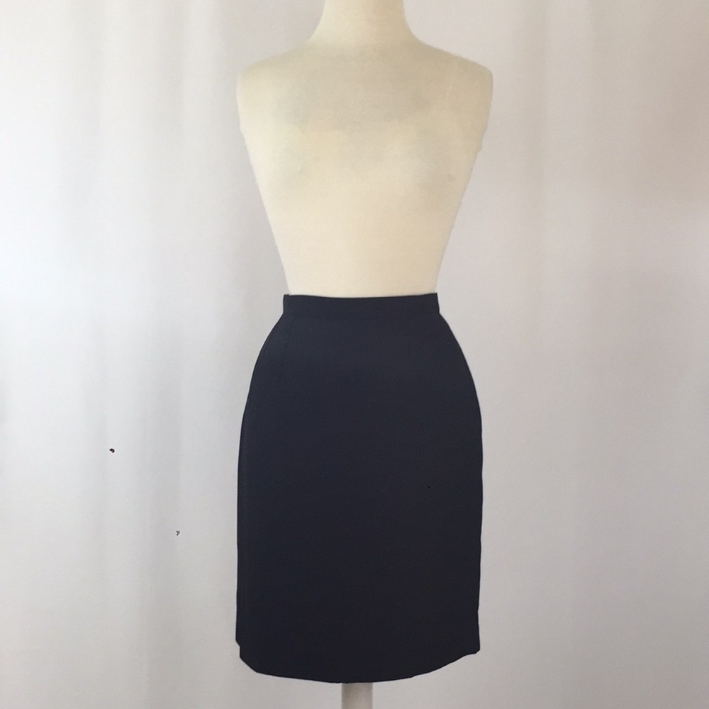 {Givenchy Paris} Classic Black Pencil Skirt